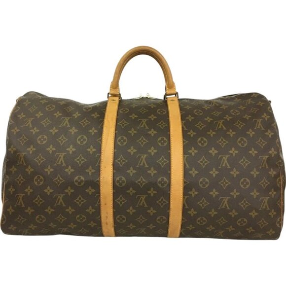 295532BW (X6) Louis Vuitton Travel Bag Bandouliere 55 Brown Monogram - Picture 2 of 12